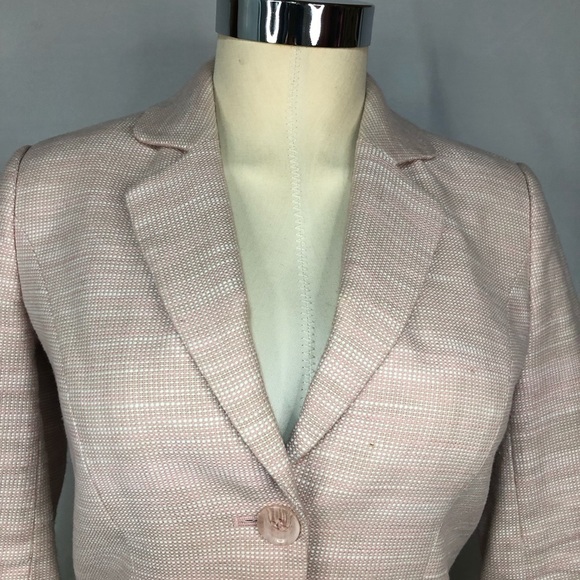 Pendleton Women’s Jacket Tweedy Cropped Fitted 3/4 Sleeve Front Pockets Classic - Picture 3 of 9